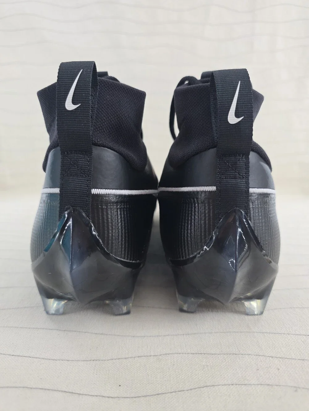 Nike Mens Vapor Edge Pro 360 2 Black Grey Football Cleats DA5456-010 Size 12.5